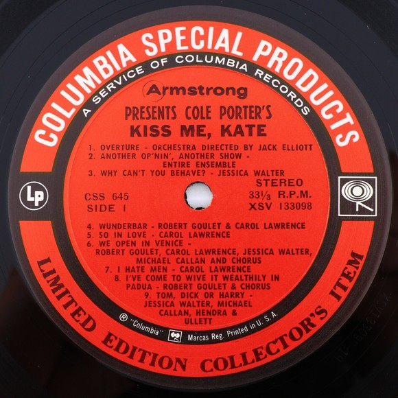 Armstrong Presents Cole Porter's Kiss Me, Kate 1968 LP Record Limited CSS 645 - Picture 8 of 16